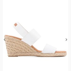 ANDRÉ ASSOUS | Allison White Elastic Wedge